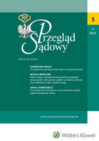 Przegląd Sądowy. Numer 5/2025 - Opracowanie zbiorowe 