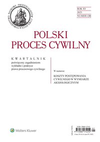 Polski Proces Cywilny. Numer 1/2025 - 