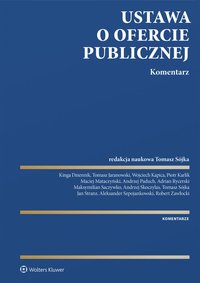 Ustawa o ofercie publicznej. Komentarz - 