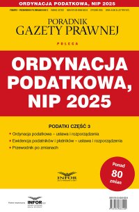 Ordynacja podatkowa, NIP 2025 - 