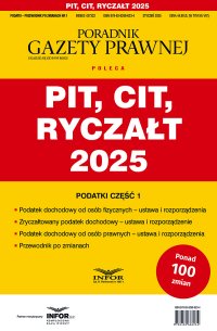 PIT, CIT, Ryczałt 2025 - 