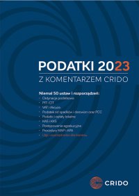 Podatki 2023 z komentarzem Crido - Piotr Barański