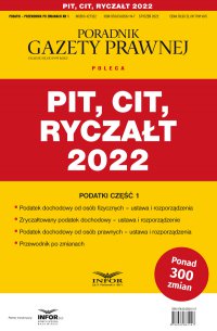 PIT, CIT, Ryczałt 2022 - Opracowanie zbiorowe 