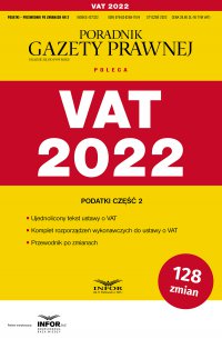 VAT 2022 - Opracowanie zbiorowe 