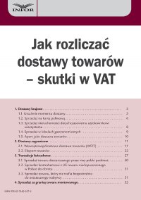 Jak rozliczać dostawy towarów – skutki w VAT - Marcin Jasiński
