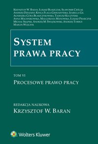 System prawa pracy. TOM VI. Procesowe prawo pracy - Sławomir Cieślak, Kinga Flaga-Gieruszyńska, Agnieszka Góra-Błaszczykowska, Tadeusz Kuczyński, Andrzej Marian Świątkowski, Izabella Gil, Łukasz Błaszczak, Anna Machnikowska, Andrzej Dziadzio, Małgorzata Manowska, Łukasz Pisarczyk, Marcin Wujczyk, Andrzej Torbus, Krzysztof Wojciech Baran, Michał Skąpski