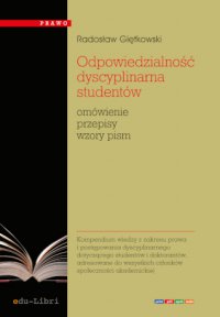 Odpowiedzialność dyscyplinarna studentów - Radosław Giętkowski