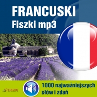 Francuski Fiszki mp3 1000 najważniejszych słów i zdań (nagrania mp3) - 