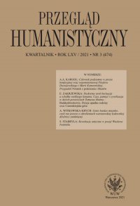 Przegląd Humanistyczny 2021/3 (474) - Lech M. Nijakowski, Tomasz Wójcik
