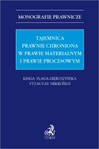 Tajemnica prawnie chroniona w prawie materialnym i procesowym - Maria Jasińska, Łukasz Buczek, Aleksandra Klich, Andrzej Jan Szereda, Magdalena Kowalewska-Łukuć, Mateusz Tomczyk, Wojciech Bożek, Grzegorz Kamieński, Kinga Flaga-Gieruszyńska prof. US, Vytautas Nekrošius, Remigijus Merkevičius, Migle Žukauskaite