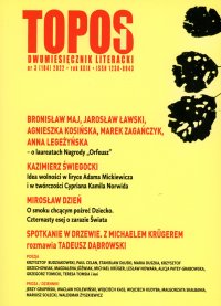 Topos dwumiesięcznik literacki 3/2022 - Opracowanie zbiorowe 
