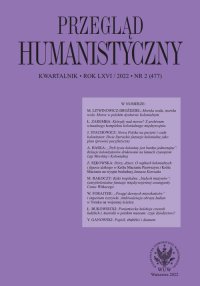 Przegląd Humanistyczny 2022/2 (477) - Agnieszka Haska