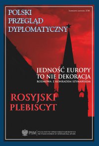 Polski Przegląd Dyplomatyczny, nr 2/2018 - Opracowanie zbiorowe 