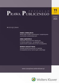 Przegląd Prawa Publicznego. Nr 11/2024 - Opracowanie zbiorowe 