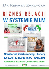 Nowatorska ścieżka rozwoju i kariery dla Lidera MLM. Biznes relacji w systemie MLM. Część 5. Pakiet 4 w 1 - Renata Zarzycka-Bienias