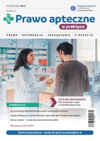 Prawo apteczne w praktyce nr 63 - 