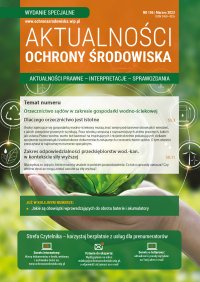 Aktualności ochrony środowiska nr 106. Numer specjalny - Opracowanie zbiorowe 