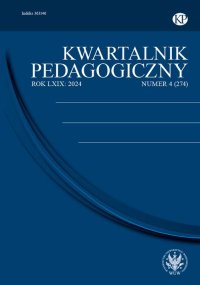 Kwartalnik Pedagogiczny 2024/4 (274) - Joanna Madalińska-Michalak