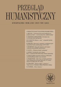 Przegląd Humanistyczny 2018/3 (462) - Filip Mazurkiewicz