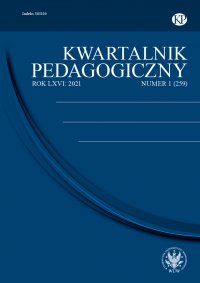 Kwartalnik Pedagogiczny 2021/1 (259) - Adam Fijałkowski