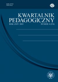Kwartalnik Pedagogiczny 2019/4 (254) - Adam Fijałkowski