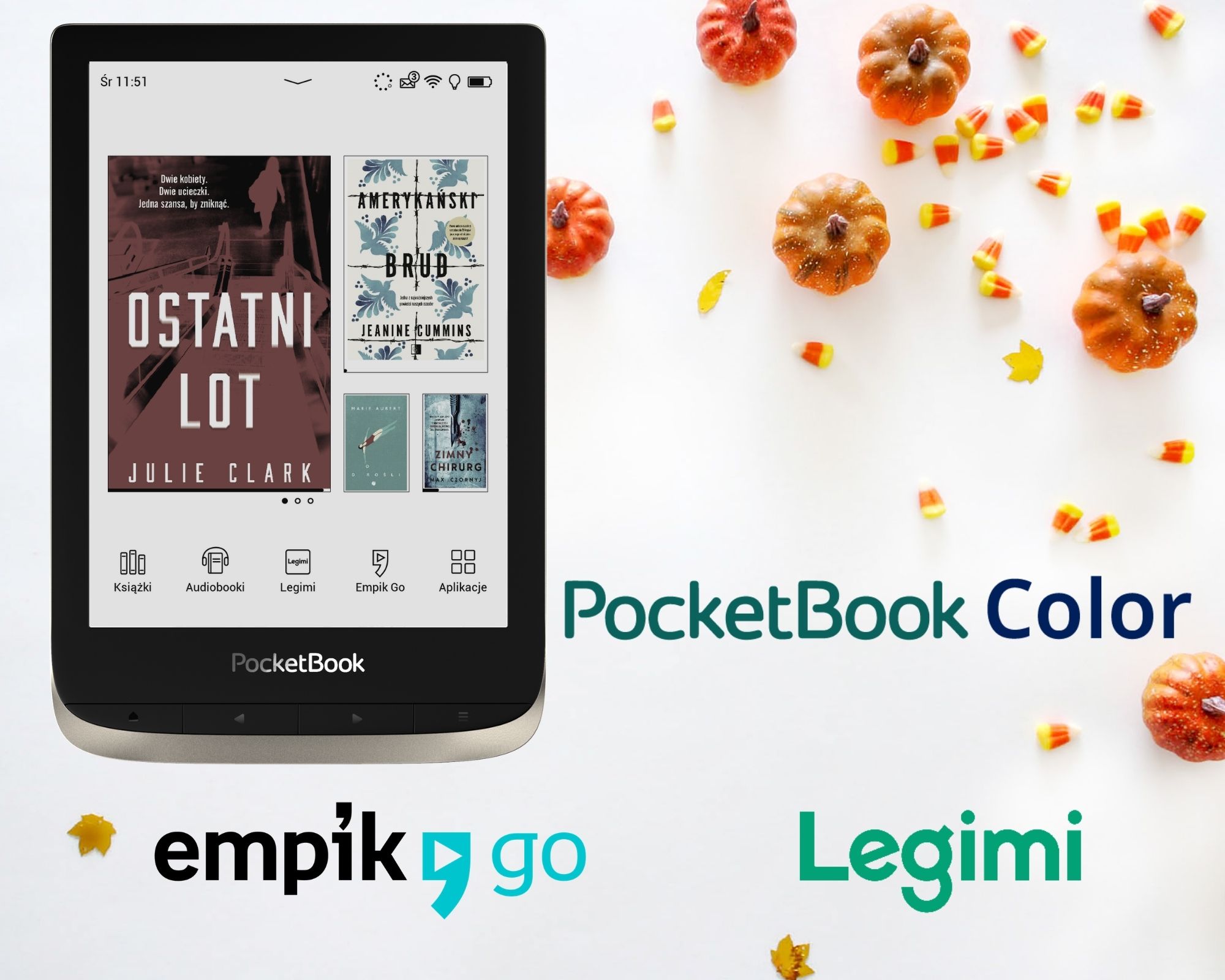 Empik Go i Legimi na PocketBook color