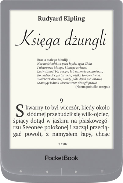 PocketBook Touch Lux 4 (627) w kolorze srebrnym