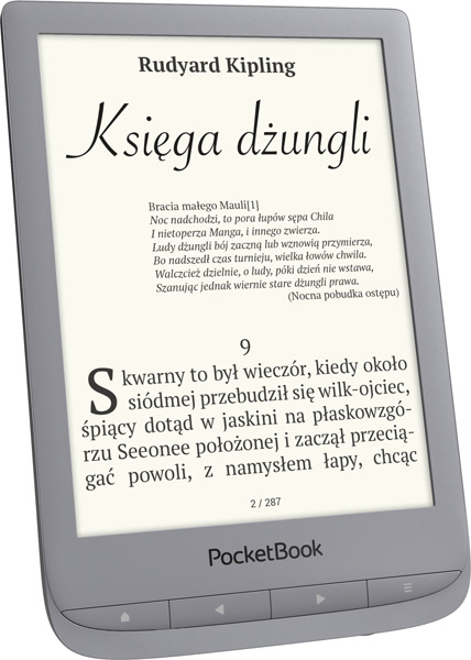 PocketBook Touch Lux 4 (627) w kolorze srebrnym