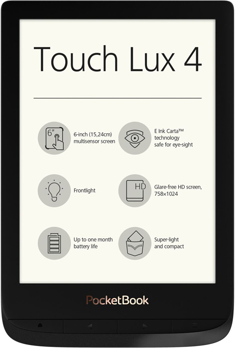 PocketBook Touch Lux 4 (627) w kolorze czarnym